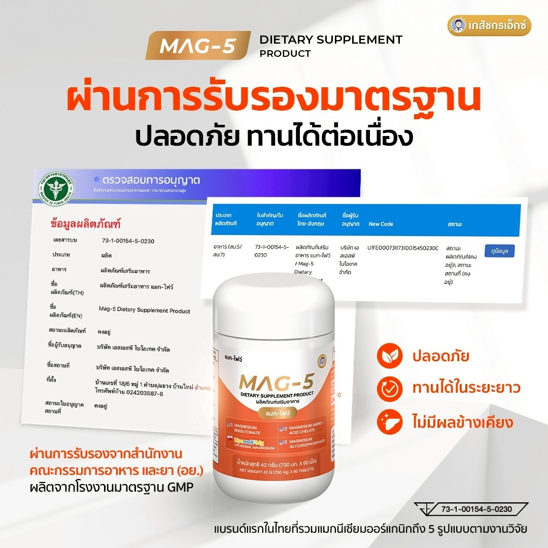 MAG-5 แมกนีเซียม 1 กระปุก - Image 9